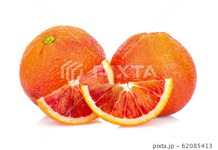 Blood orange isolated on white background Blood orange isolated on white background 62085413