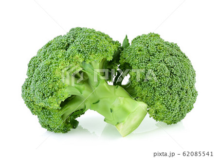 Broccoli on white background Broccoli on white background 62085541