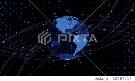 地球 宇宙 世界 ワールド デジタル ネットワーク テクノロジー アメリカ, 北米 地球 宇宙 世界 ワールド デジタル ネットワーク テクノロジー アメリカ, 北米 62087214