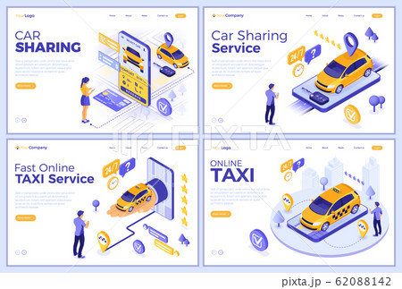 Isometric Car Sharing and Online Taxi Isometric Car Sharing and Online Taxi 62088142