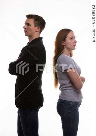 The couple turned away from each other in 62089932