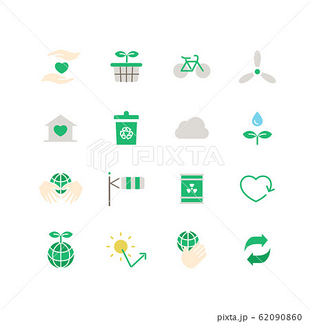 ENVIRONMENT ICON SET 62090860