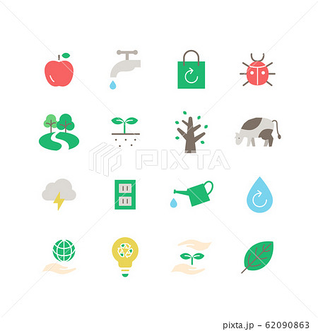 ENVIRONMENT ICON SET 62090863