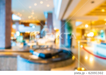 Abstract blur hotel lobby interior Abstract blur hotel lobby interior 62091302