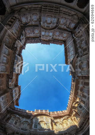 mehrangarh fort main palace courtyard 62094669