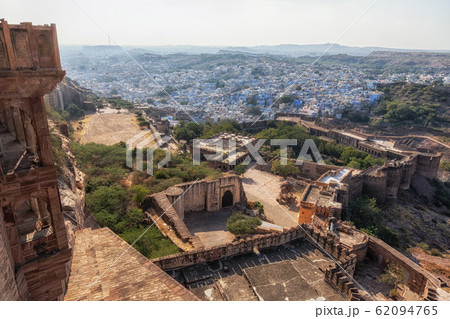 mehrangarh fort and jodhpur view mehrangarh fort and jodhpur view 62094765