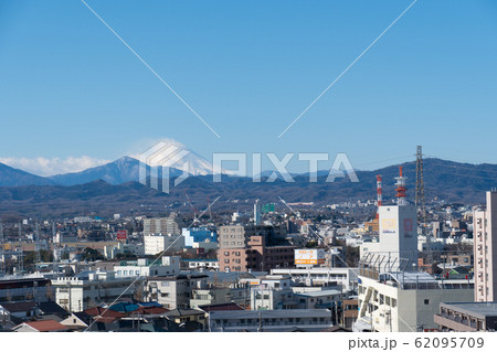 首都大学東京日野キャンパスから見た富士山 首都大学東京日野キャンパスから見た富士山 62095709