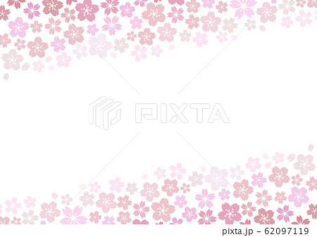 芝桜 春風イメージ 花柄背景 赤 ピンク A4比率のイラスト素材