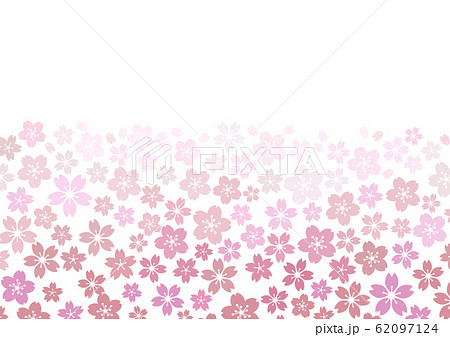 芝桜 花畑イメージ 花柄背景 赤 ピンク 比率のイラスト素材