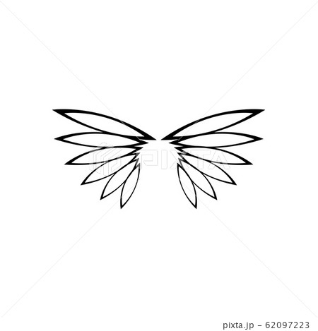 wings logo design and ilustration template. 62097223