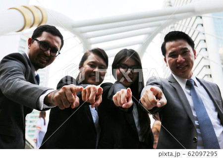 Young business teamwork partner handshake concept. 62097295