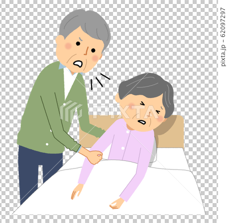 怒られる高齢者 老老介護のイラスト素材 怒られる高齢者 老老介護のイラスト素材