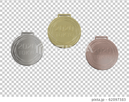 オリンピックメダルのイラスト素材 6973