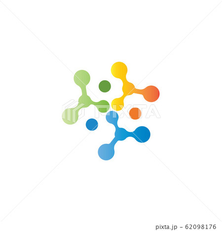 molecule logo vector icon template. 62098176