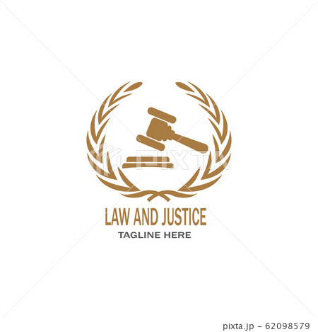 JUSTICE LOGO ILUSTRATION AND  VECTOR  TEMPLATES 62098579