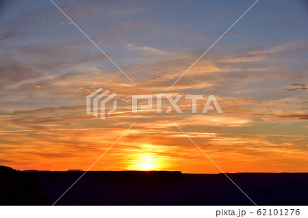 グランドキャニオン夕焼け空 グランドキャニオン夕焼け空 62101276