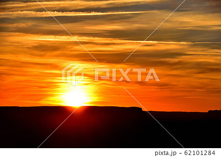 グランドキャニオン夕焼け空 グランドキャニオン夕焼け空 62101284