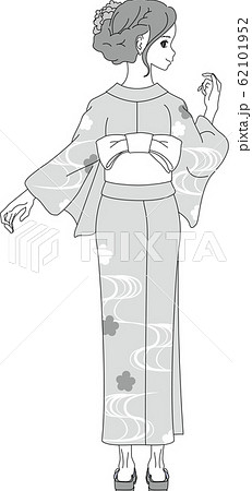 浴衣の女性 浴衣の女性 62101952