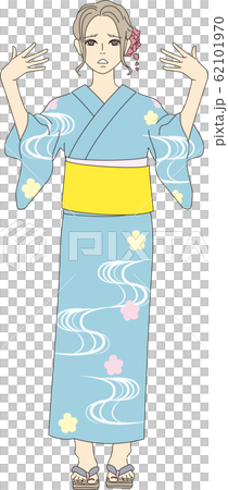 Yukata's clothes collapsed. 62101970