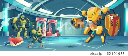 Artificial intelligence rebellion concept 62101983