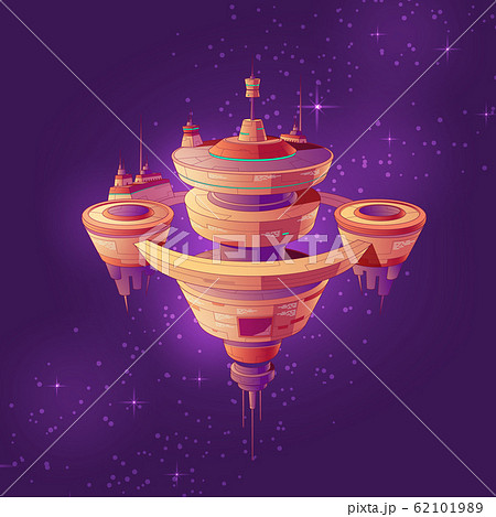 Future space station or starship cartoon Future space station or starship cartoon 62101989
