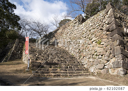 洲本城　本丸大石段 62102087