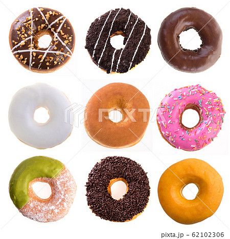 donut or donut isolated on white background new. donut or donut isolated on white background new. 62102306