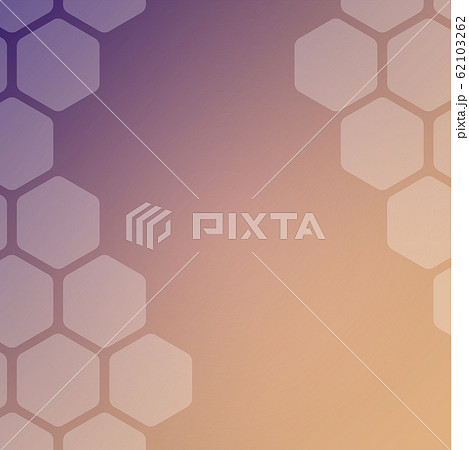 Abstract pink and violet background with hexagons. 62103262
