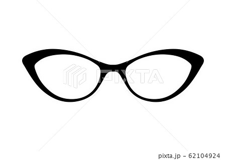 Sunglasses or glasses silhouette Sunglasses or glasses silhouette 62104924