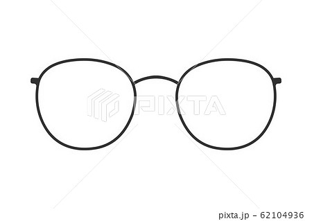 Sunglasses or glasses silhouette Sunglasses or glasses silhouette 62104936