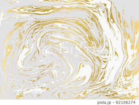 Minimalistic gold and gray marble pattern. Agate background. 62106274