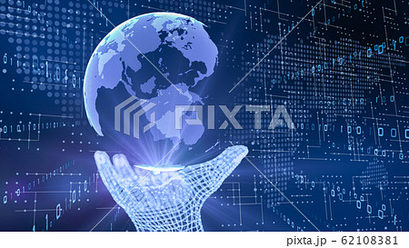 VR 5G AI 人工知能 フィンテック Fintech MaaS ICT ブロックチェーン 3D 62108381