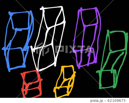 Very beautiful  and  attractive  colorful modern art lining work 62109675