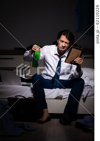 Young man suffering from unrequited love 62110226
