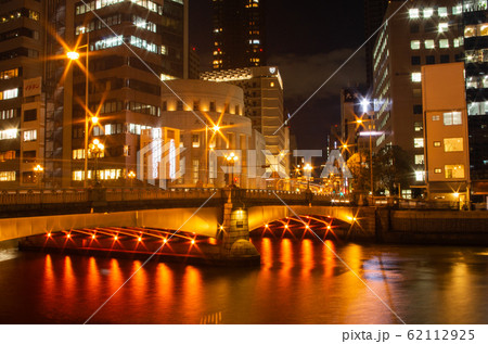 大阪の夜景・難波橋 大阪の夜景・難波橋 62112925