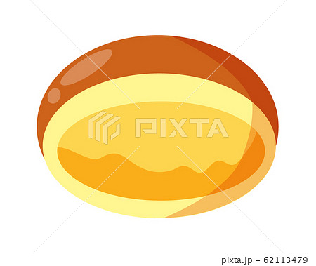 パン クリームパン 菓子パンのイラスト素材 62113479 Pixta