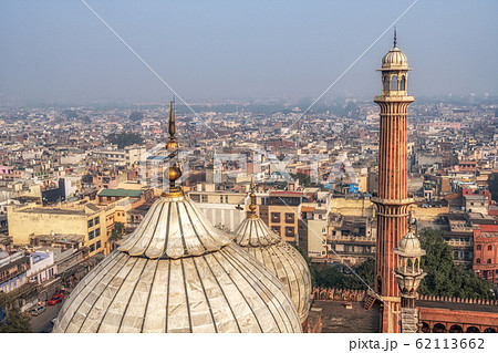 view of jama masjid and new delhi view of jama masjid and new delhi 62113662