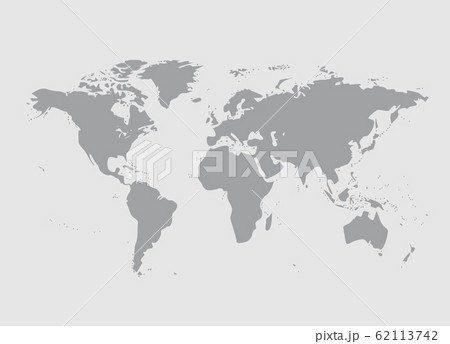 Vector world map illustration australia, asia america europe 62113742