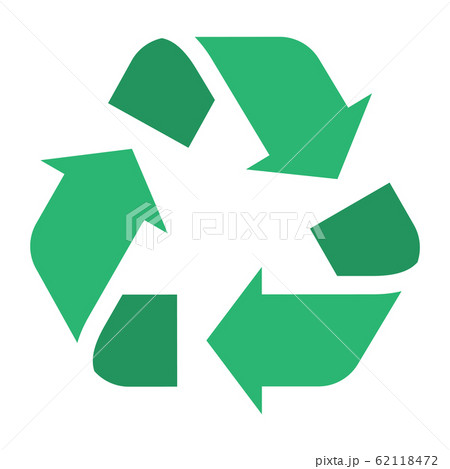 The Universal Recycling International Symbol for Packaging isolated vector on white The Universal Recycling International Symbol for Packaging isolated vector on white 62118472