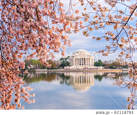 Washington, DC at the Tidal Basin and Jefferson Washington, DC at the Tidal Basin and Jefferson 62118793