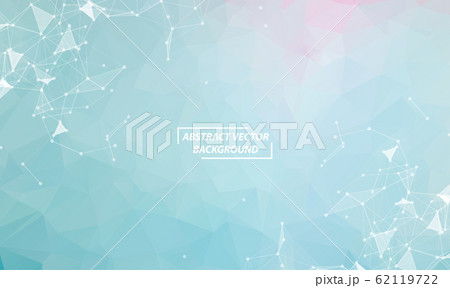 Abstract Blue Polygonal Space Background with Abstract Blue Polygonal Space Background with 62119722