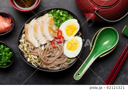 Asian noodle ramen soup Asian noodle ramen soup 62121321
