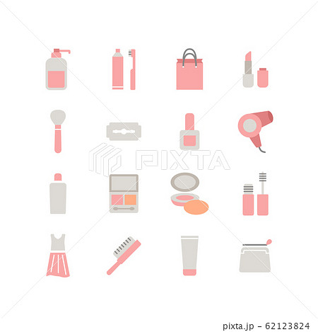 BEAUTY AND COSME ICON SETのイラスト素材 [62123824] - PIXTA