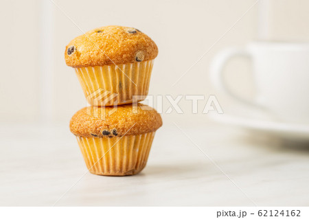 Sweet muffins. Chocolate cupcakes. 62124162