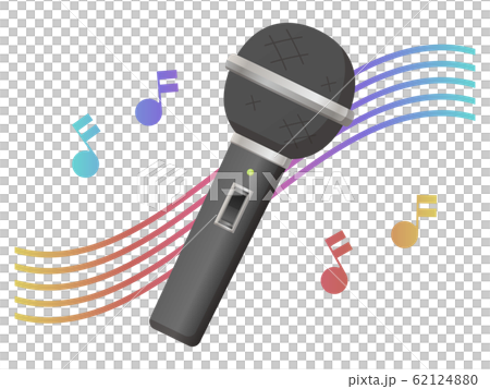 Microphone and note Microphone and note 62124880