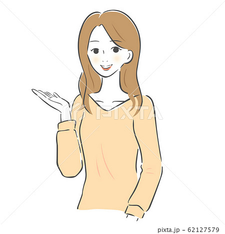 案内をしている女性02 案内をしている女性02 62127579