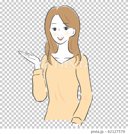 案内をしている女性02 案内をしている女性02 62127579