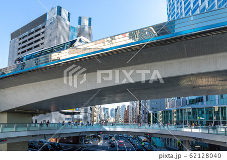 (東京都-都市風景)渋谷駅東口から見る風景３ 62128040