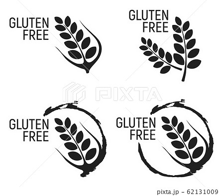 Gluten Free. Allergen food, GMO free products icon Gluten Free. Allergen food, GMO free products icon 62131009