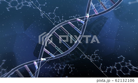 DNA 遺伝子 染色体 二重らせん バイオ 医療 科学 テクノロジー 背景 バックグラウンド 62132106